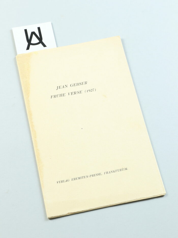 Frühe Verse (1927)