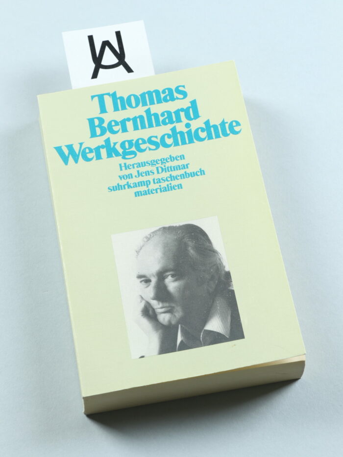 Thomas Bernhard Werkgeschichte