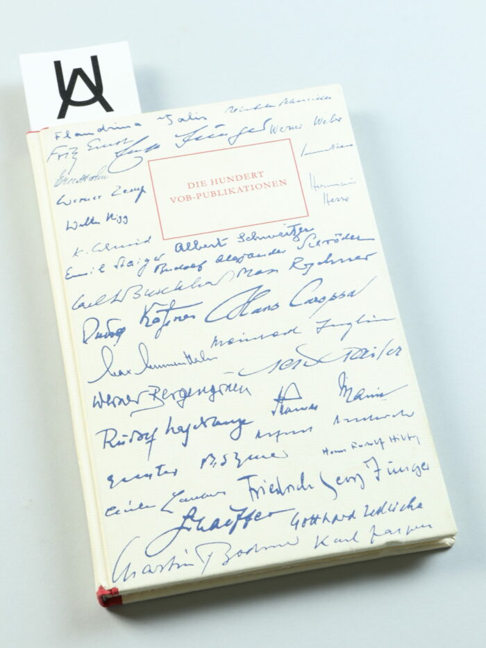 Die Hundert VOB-Publikationen, 1936 - 1965