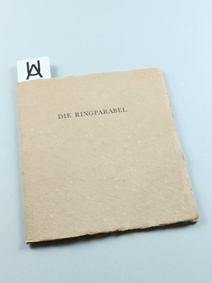 Die Ringparabel aus dem Drama «Nathan der Weise» mit Handätzungen von Max Hunziker