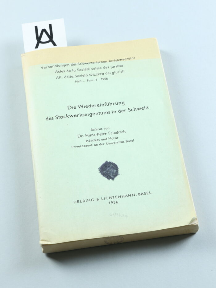 Die Wiedereinführung des Stockwerkeigentums in der Schweiz