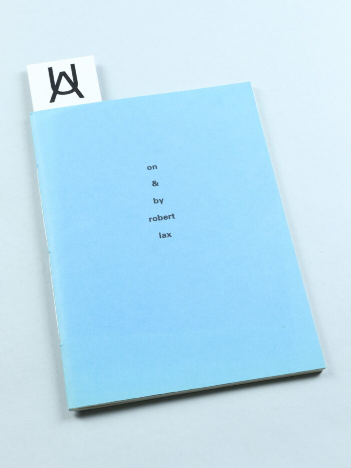 On & by Robert Lax