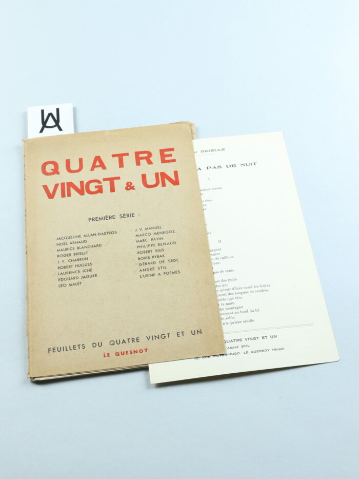 Feuillets de quatre vingt et un