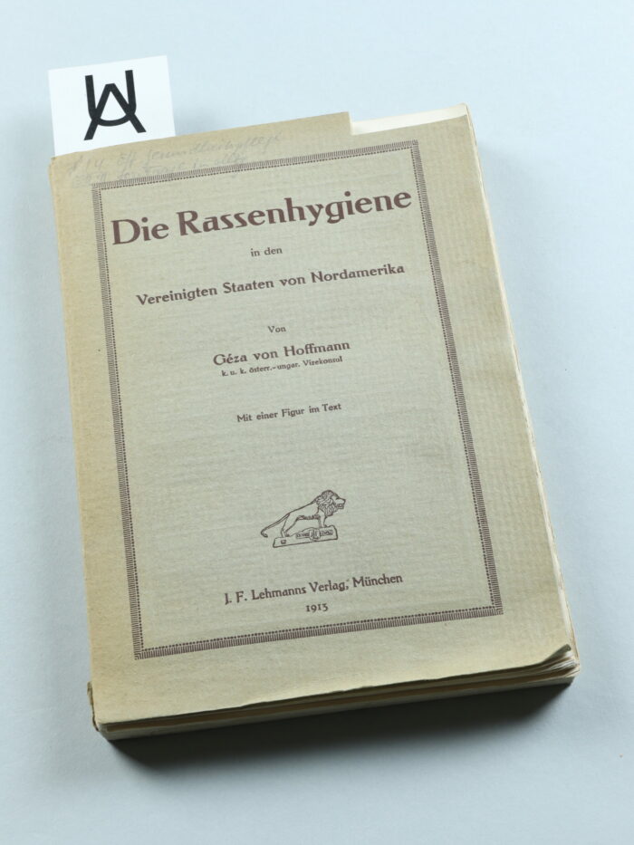 Die Rassenhygiene in den Vereinigten Staaten von Nordamerika