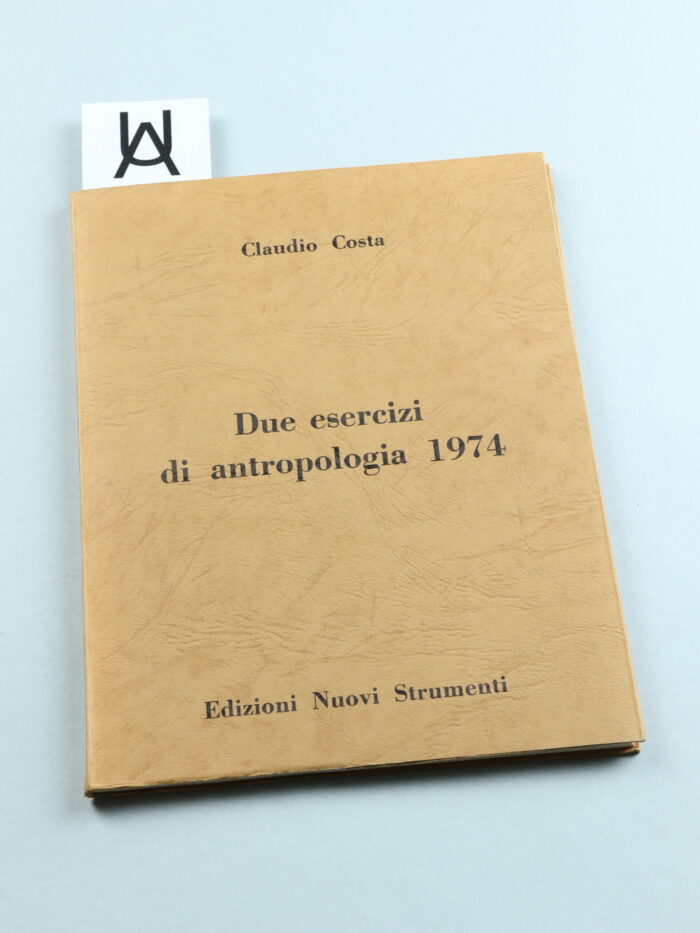 Due esercizi di antropologia 1974