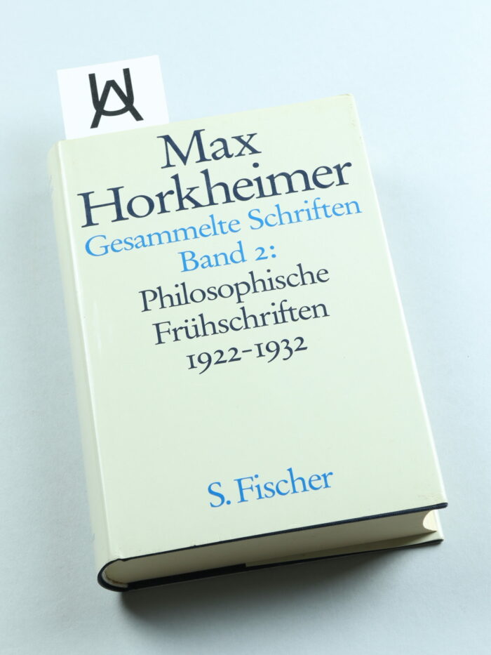 Philosophische Frühschriften, 1922 - 1932