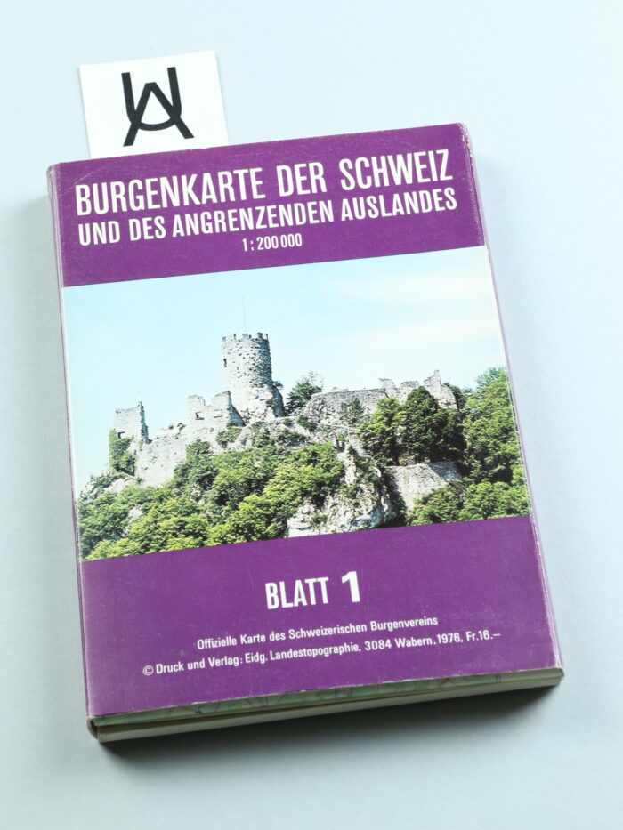 Burgenkarte der Schweiz und der angrenzenden Auslandes