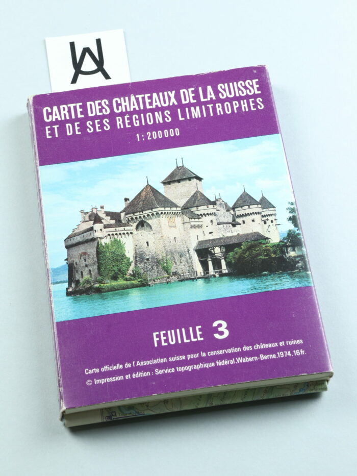 Carte des châteaux de la Suisse et de ses régions limitrophes