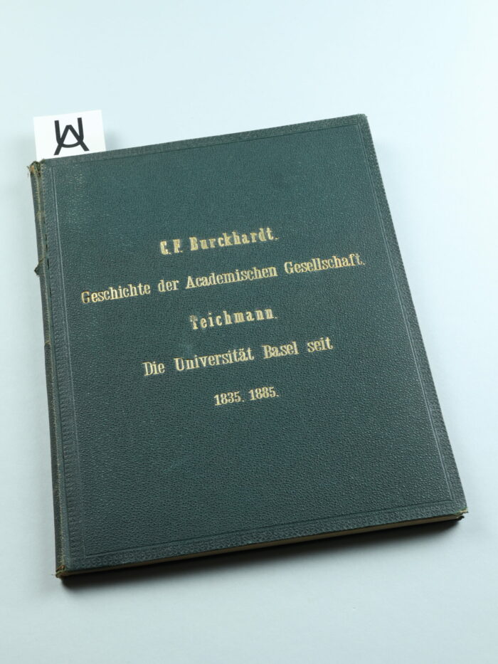 Geschichte der Freiwilligen Akademischen Gesellschaft der Stadt Basel während der ersten 50 Jahre ihres Bestehens