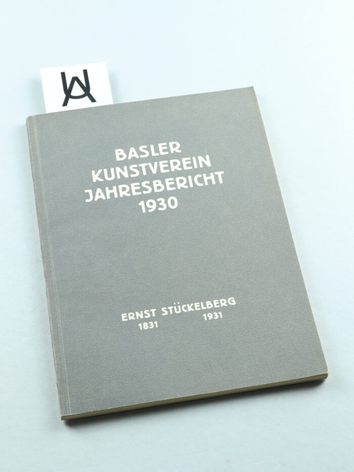 Basler Kunstverein, Jahresbericht 1930