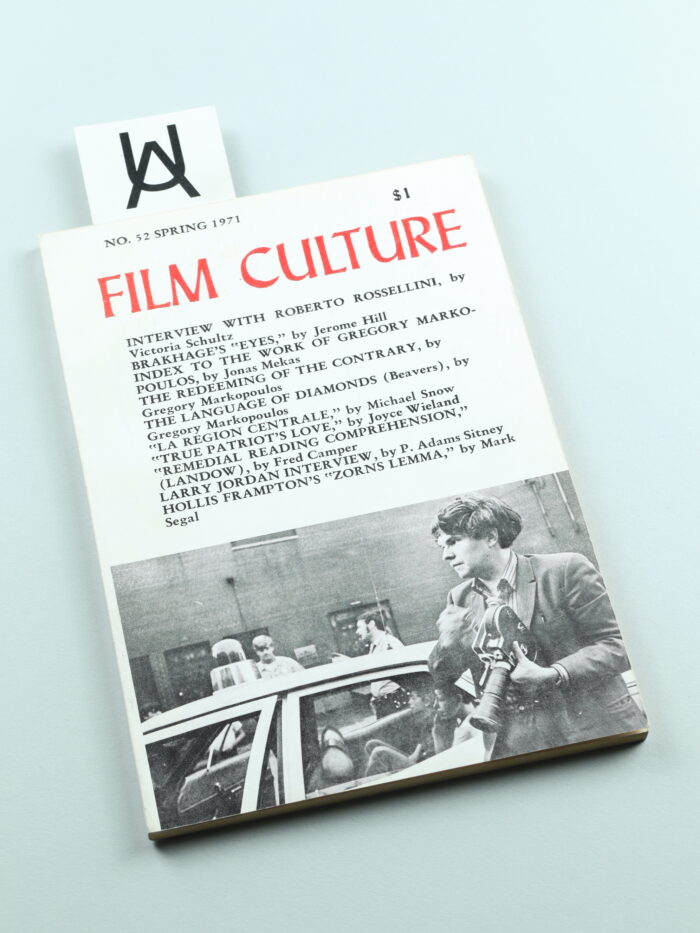 Film Culture, No. 52, Spring 1971