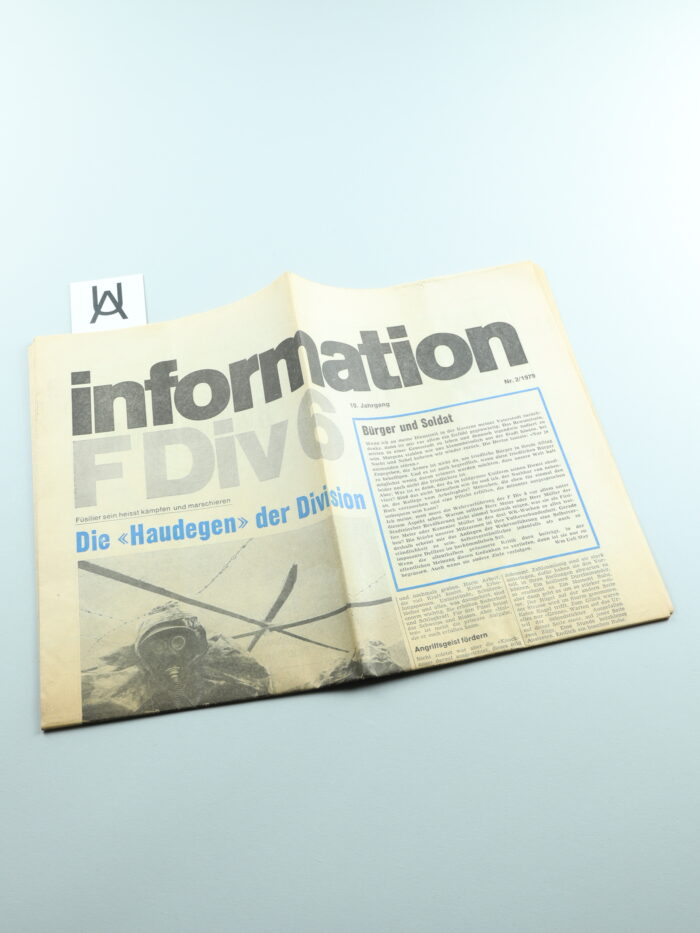 Information F Div 6 [Felddivision 6], 10. Jahrgang, Nr. 2/1979 [vom 15. März 1979]