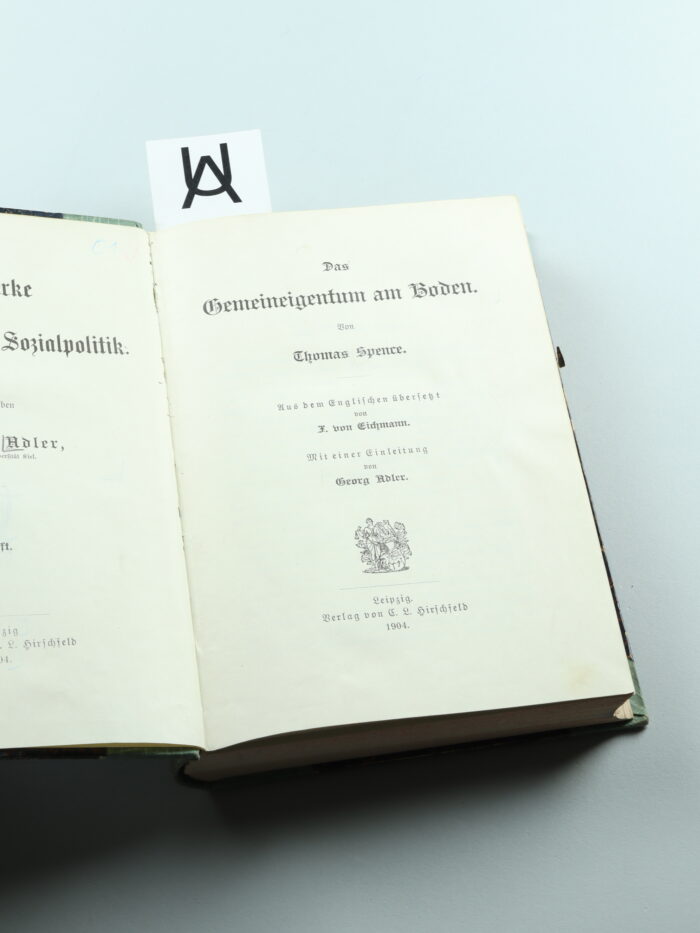 Hauptwerke des Sozialismus und der Sozialpolitik