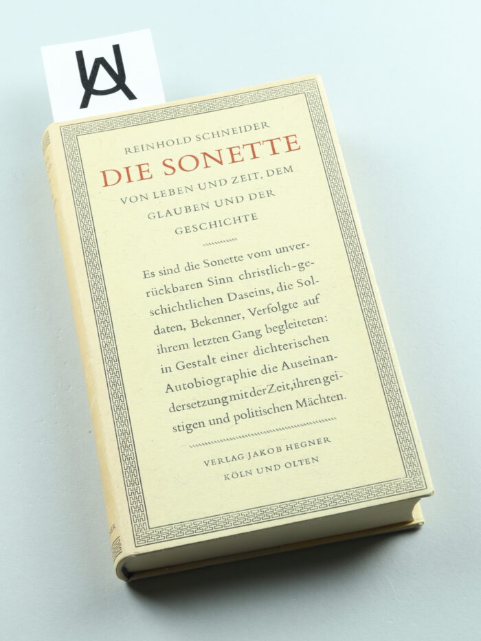 Die Sonette von Leben und Zeit, dem Glauben und der Geschichte