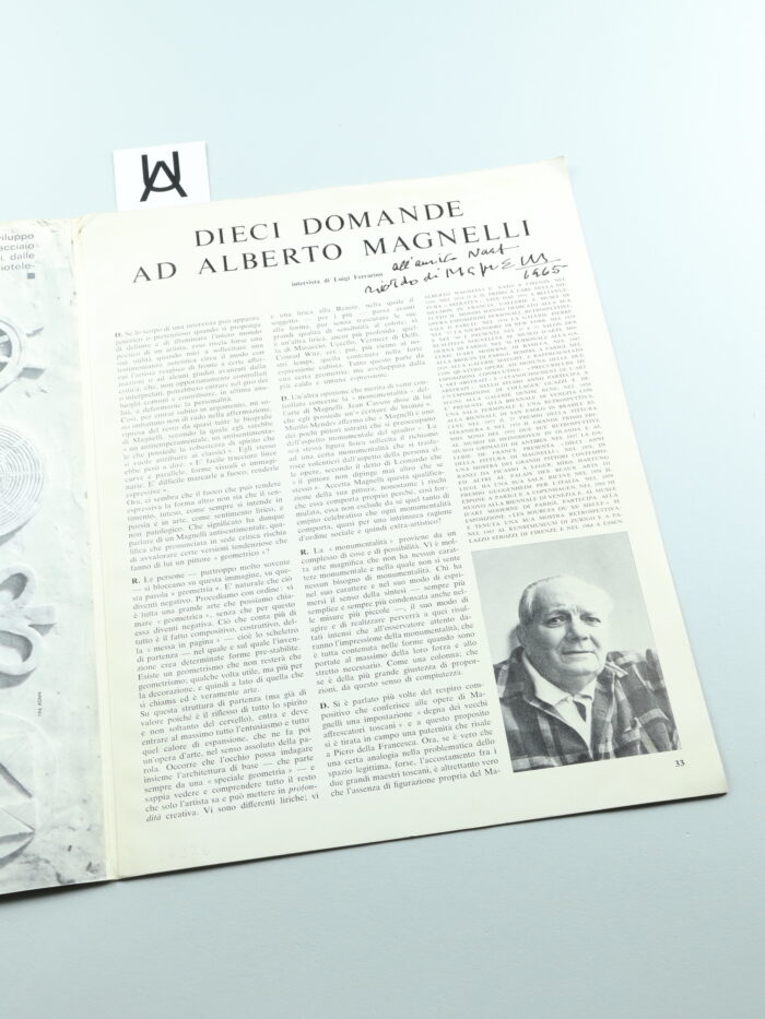 [Dieci domande ad Alberto Magnelli]