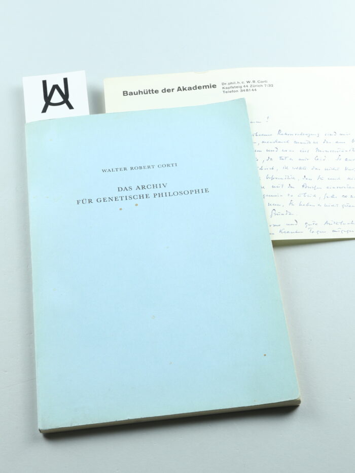 Das Archiv für genetische Philosophie