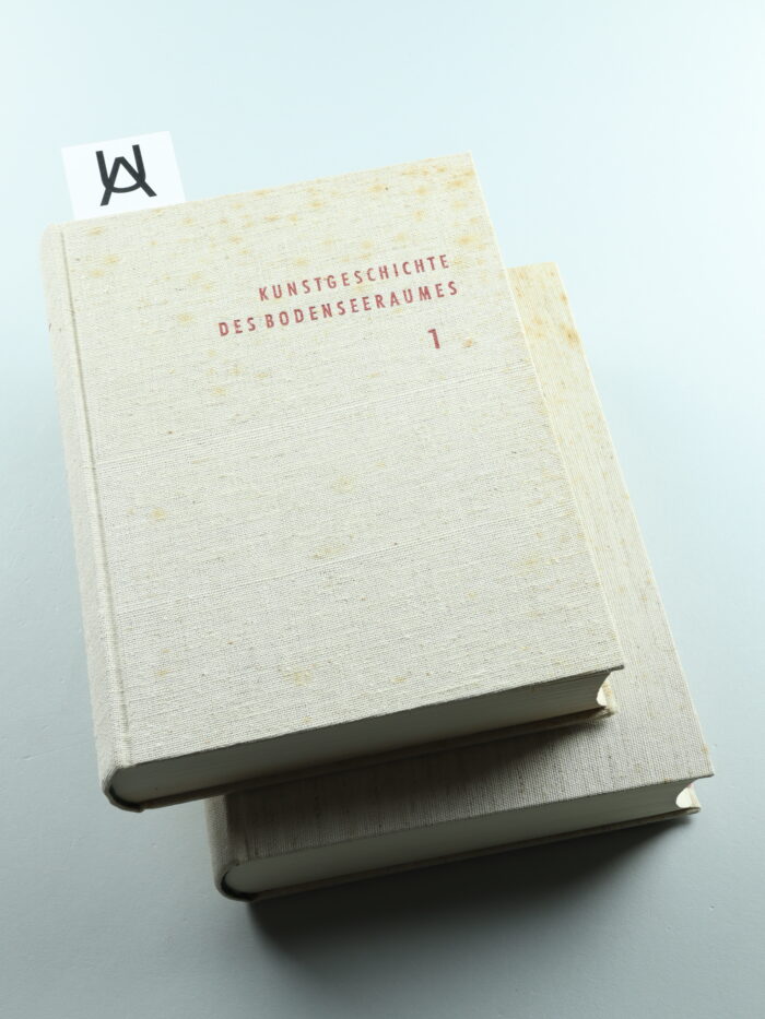 Kunstgeschichte des Bodenseeraumes. [Bde. 1 u. 2; komplett]