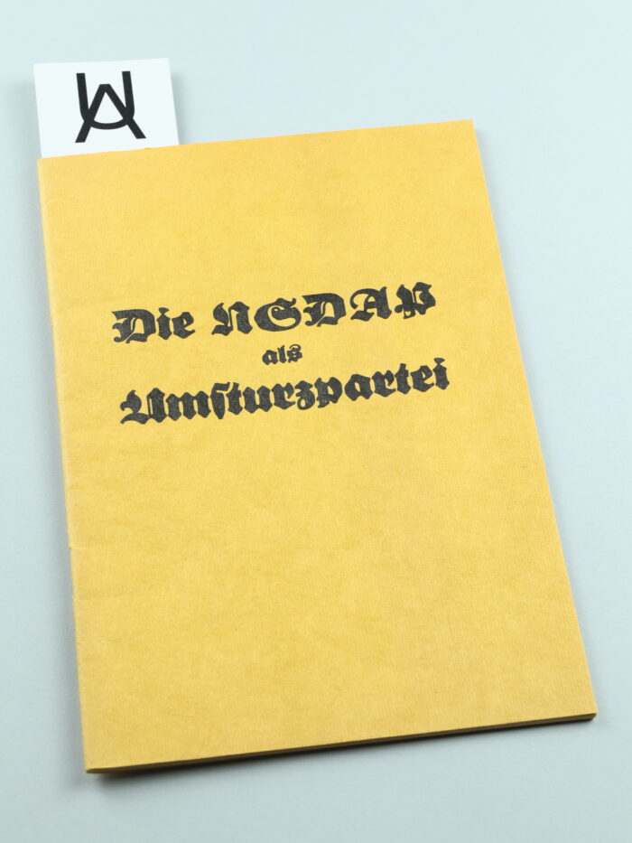 Die NSDAP als Umsturzpartei