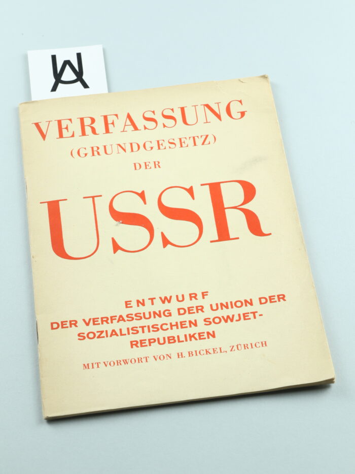 Verfassung (Grundgesetz) der Union der Sozialistischen Sowjetrepubliken