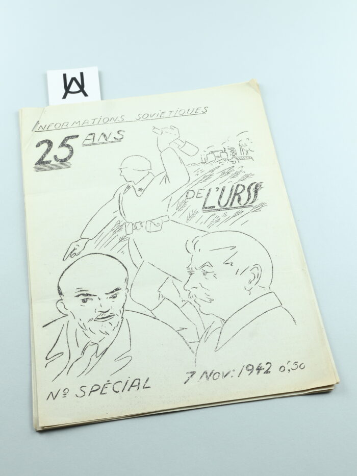 Informations soviétiques, No. spécial [du] 7. nov[embre] 1942: 25 ans de l'URSS