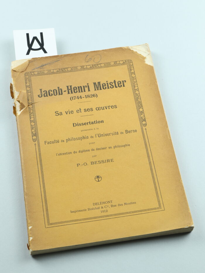 Jacob-Henri Meister (1744 - 1826)
