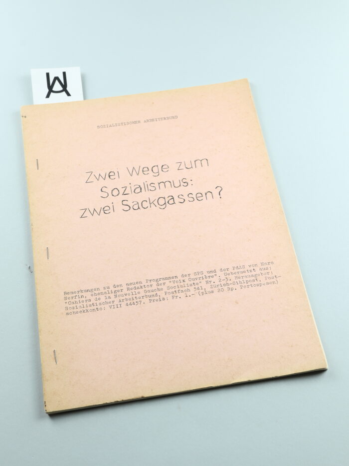 Zwei Wege zum Sozialismus: zwei Sackgassen?