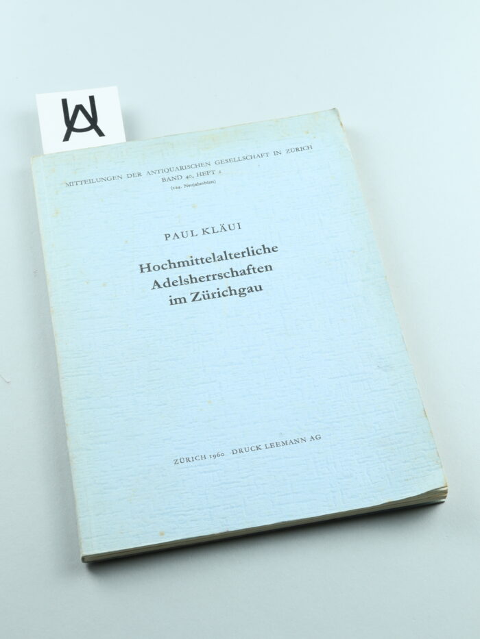 Hochmittelalterliche Adelsherrschaften im Zürichgau