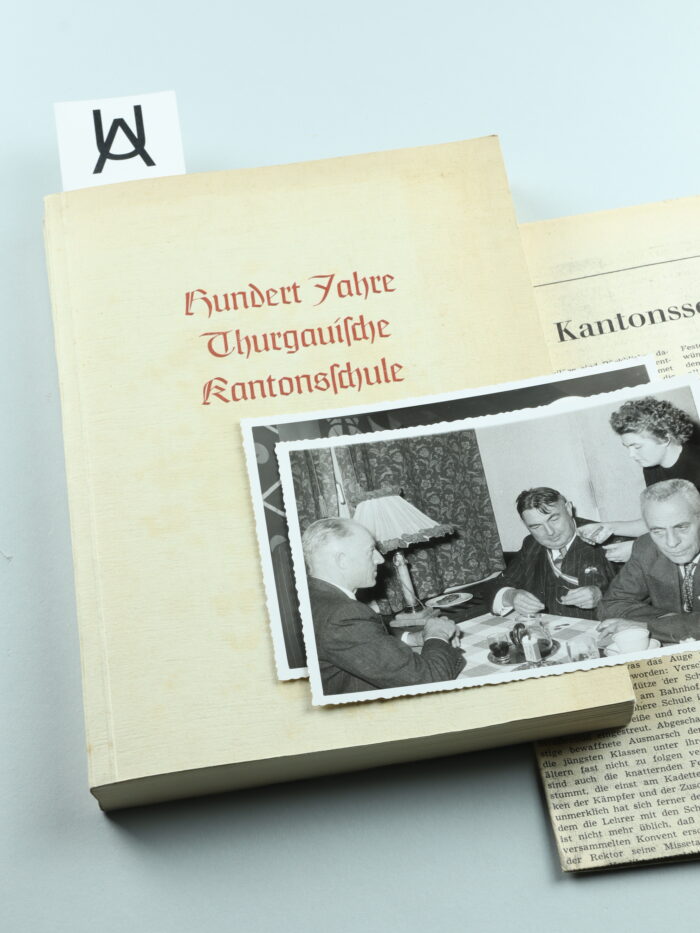 Hundert Jahre Thurgauische Kantonsschule, 1853 - 1953