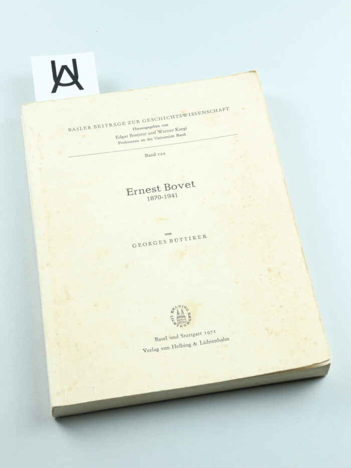 Ernest Bovet, 1870 - 1914