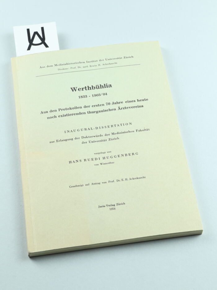 Werthbühlia, 1833 - 1903/[19]04