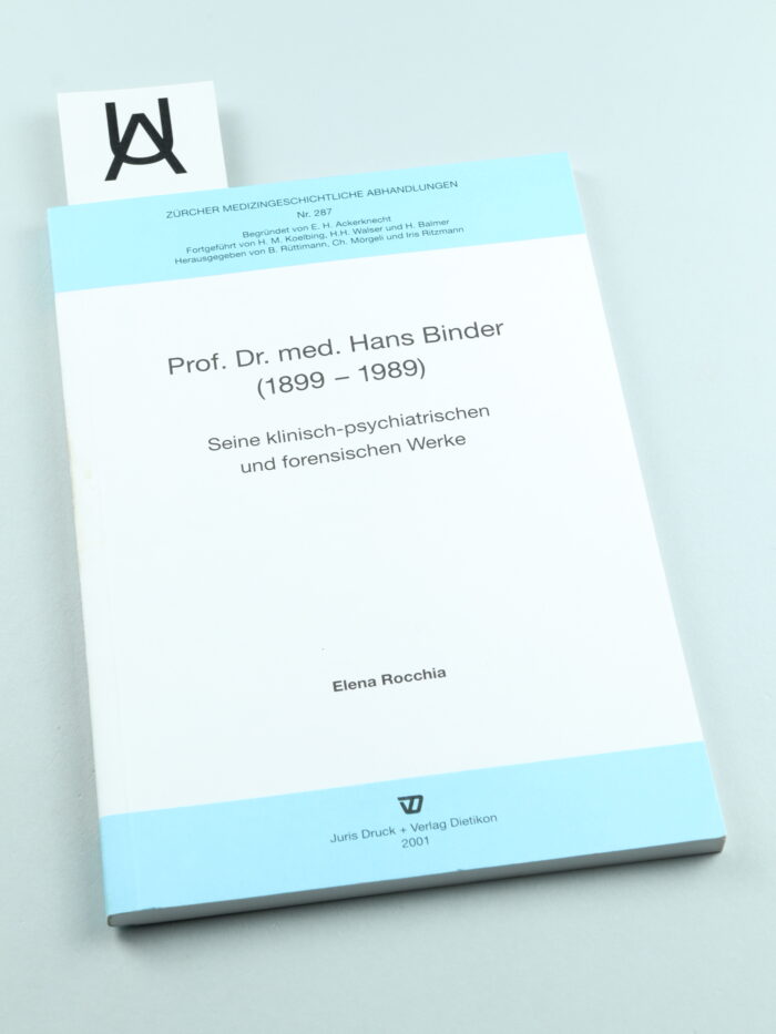 Prof. Dr. med. Hans Binder (1899 - 1989