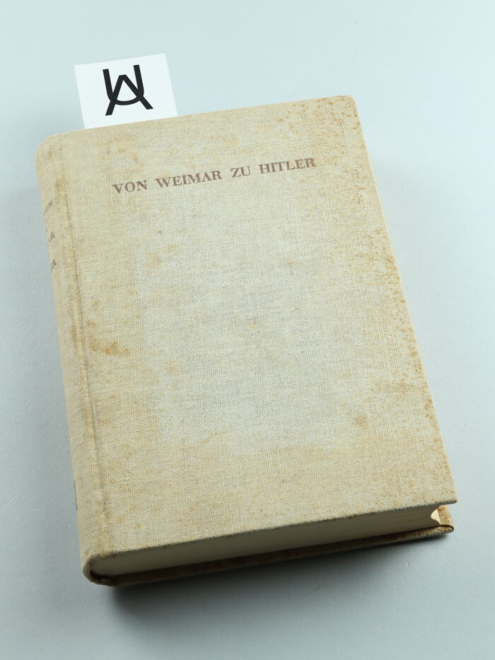 Von Weimar zu Hitler