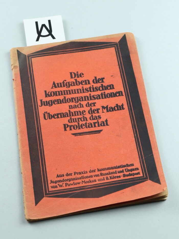Die Aufgaben der kommunistischen Jugendorganisationen nach der Übernahme der Macht durch das Proletariat