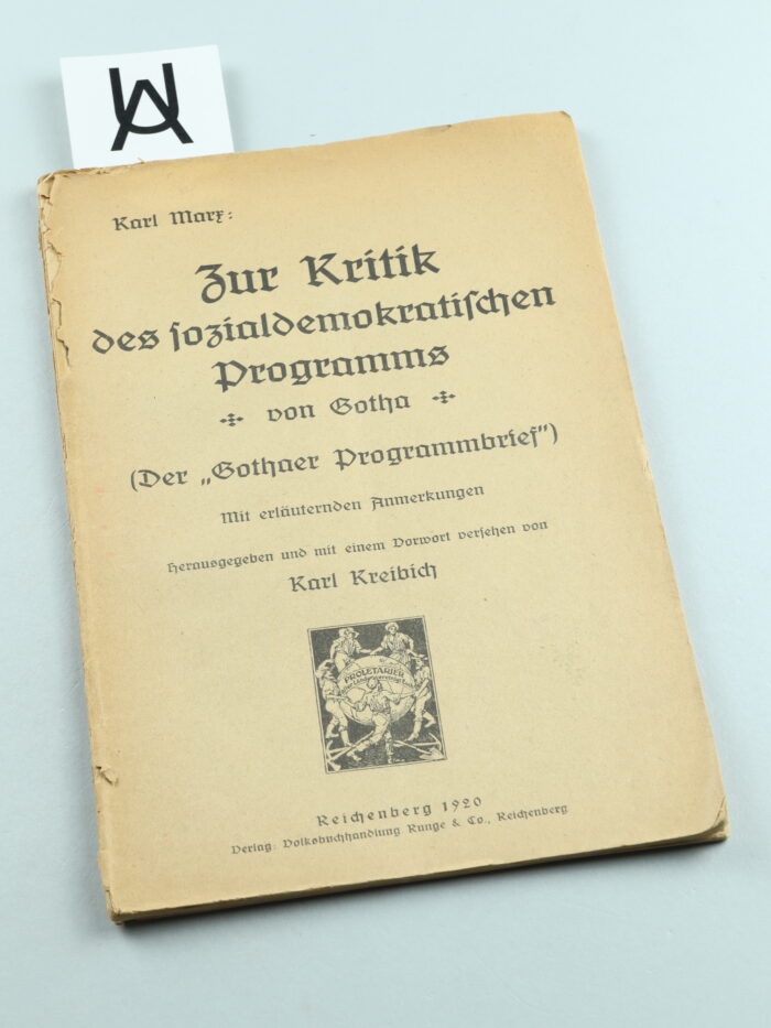 Zur Kritik des sozialdemokratischen Programms von Gotha