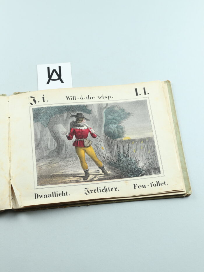 New A. B. C. and Picture Book in Four Languages