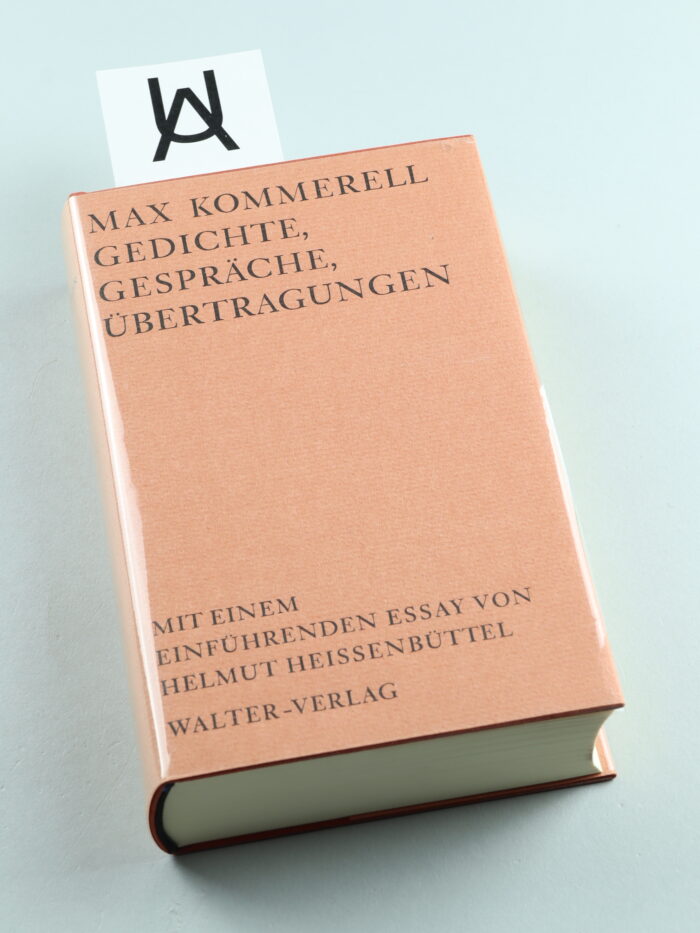 Gedichte, Gespräche, Übertragungen